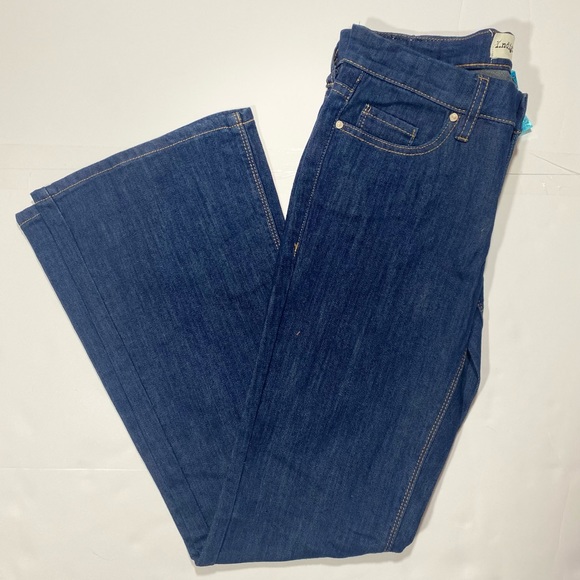 I.ndigo S.aints Dark Wash Petit Fit Flare Jeans Size 28 - Picture 2 of 15